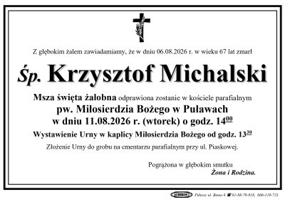 Michalski Krzysztof
