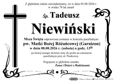 Niewiński Tadeusz