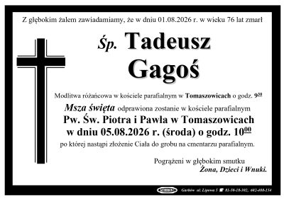 Gagoś Tadeusz