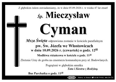 Cyman Mieczysław