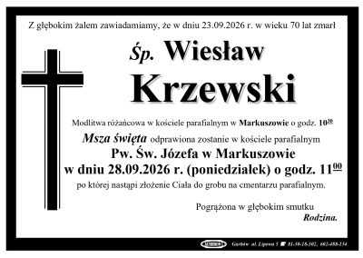 Krzewski Wiesław