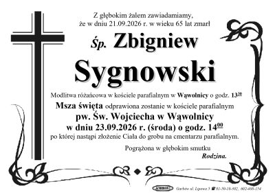 Sygnowski Zbigniew