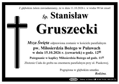Gruszecki Stanisław