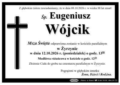 Wójcik Eugeniusz