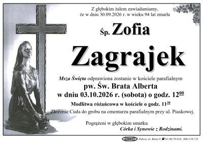 Zagrajek Zofia
