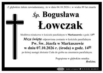 Łowczak Bogusława