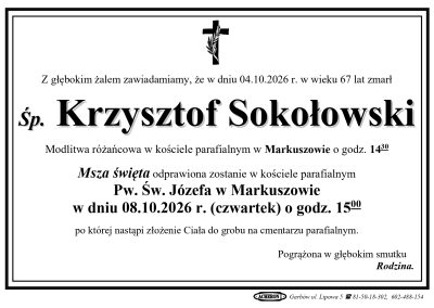 Sokołowski Krzysztof